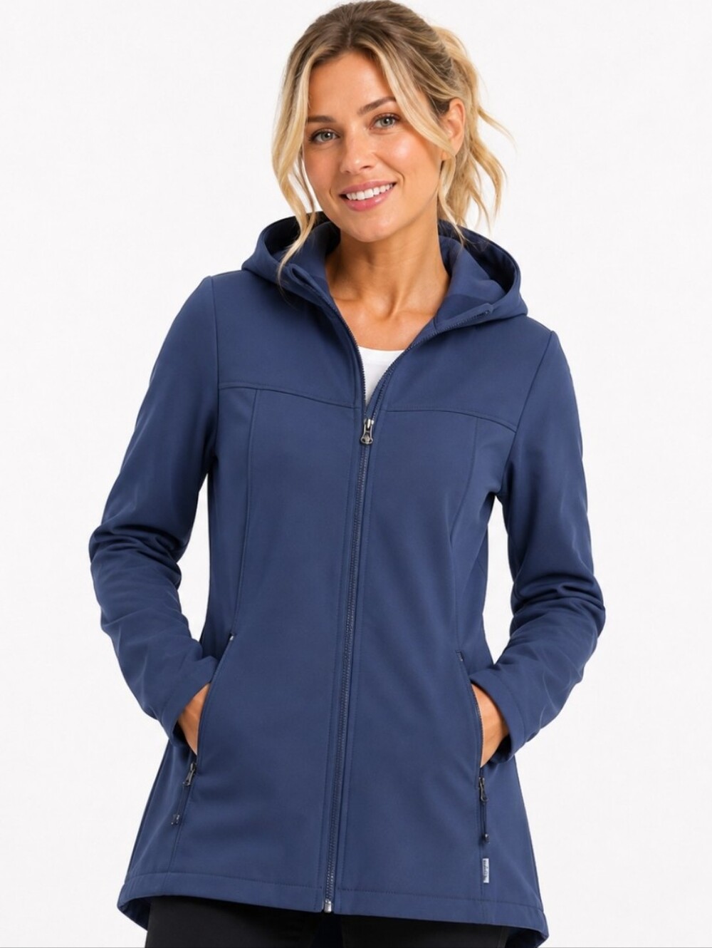 Avalanche Women's Fleece Lined Hoodie Soft Shell Jacket W Zipper Pockets(Sz:M)